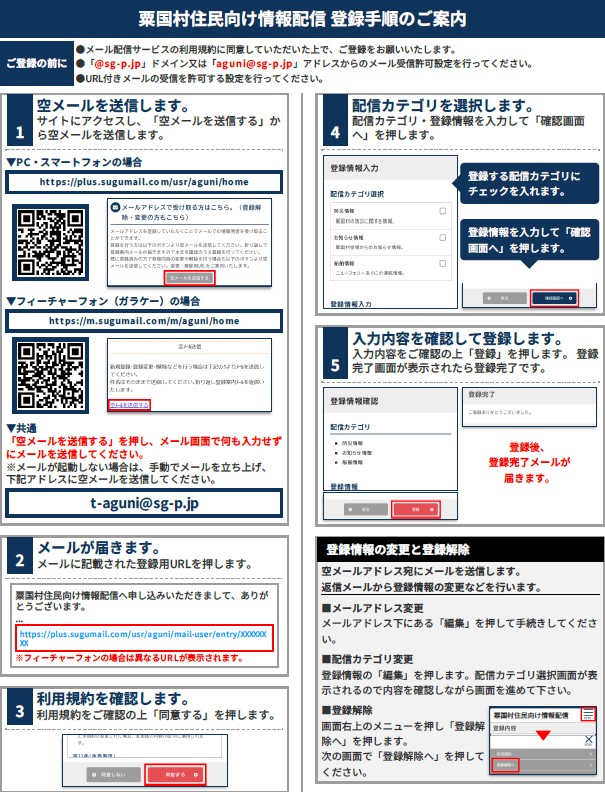 登録手順書（メール）